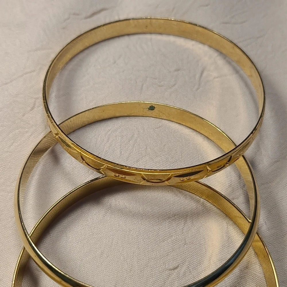 Vintage 3 BANGLE BRACELETS
